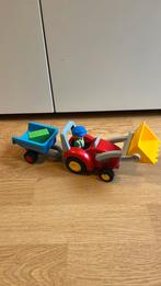 Playmobil 123 tractor, Ophalen of Verzenden, Zo goed als nieuw