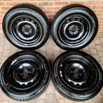 Velgenset 4x108 Citroen Peugeot 4 seizoen 195/65 R15, Ophalen, Gebruikt