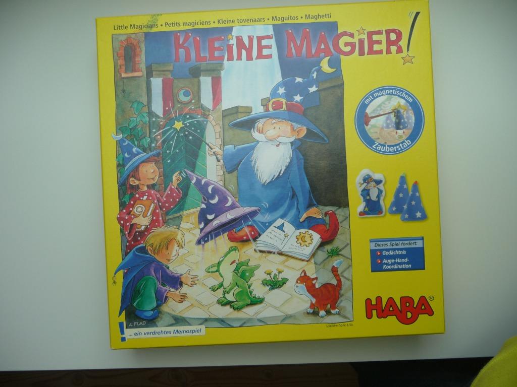 HABA Kleine Magier, Hobby en Vrije tijd, Gezelschapsspellen | Bordspellen, Zo goed als nieuw, Drie of vier spelers, Ophalen of Verzenden