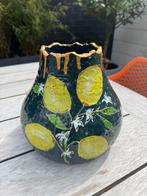 Handgeschilderde stenen vaas Atelier Marijn, Ophalen of Verzenden