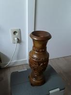 Houten vas, Ophalen of Verzenden, Zo goed als nieuw