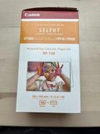 Canon Selphy CP1000- Postcard Size color Ink/paper set, Ophalen of Verzenden, Zo goed als nieuw