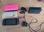 Nintendo switch met bescherming en 4 spelletjes., Ophalen, Zo goed als nieuw