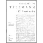 G.P. Telemann 12 fantasias voor cello senza basso, Ophalen, Klassiek, Zo goed als nieuw, Artiest of Componist