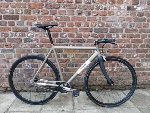 Ridley fixi/freewheel fiets custom made maat 56, Vélos & Vélomoteurs, Vélos | Hommes | Vélos de sport & Vélo de randonnée, Comme neuf