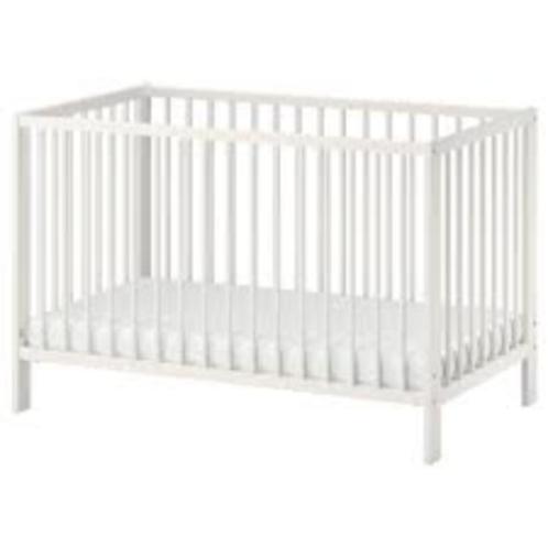 Babybedje ikea 'Gulliver' (wit), Kinderen en Baby's, Babywiegjes en Ledikanten, Zo goed als nieuw, Ledikant, Ophalen