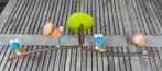 Philips Birdy plafondlamp 4 spots kinderen, Ophalen of Verzenden, Gebruikt, Glas, Modern