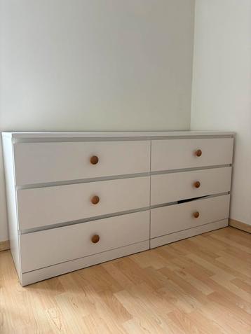 IKEA MALM ladekast - 6 lades - wit beschikbaar voor biedingen