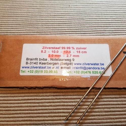 Zilverelektrodes 99.99% vr Colloidaal Zilverwater Generator, Dieren en Toebehoren, Overige Dieren-accessoires, Nieuw, Ophalen of Verzenden
