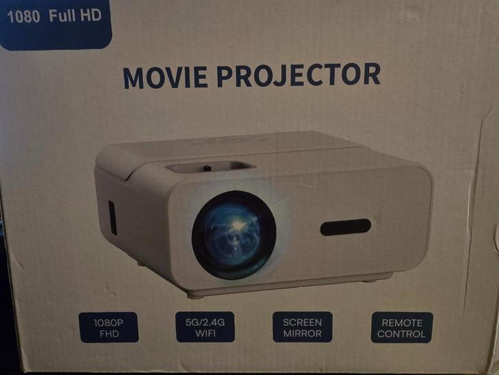 Cheerlux C12 Wifi Full HD 3600 Lumens Projector, Audio, Tv en Foto, Projectieschermen, Nieuw, Elektrisch, Ophalen of Verzenden