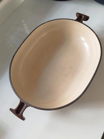 Grote ovenschaal Le Creuset - chestnut - 33, Enlèvement, Utilisé, Fonte