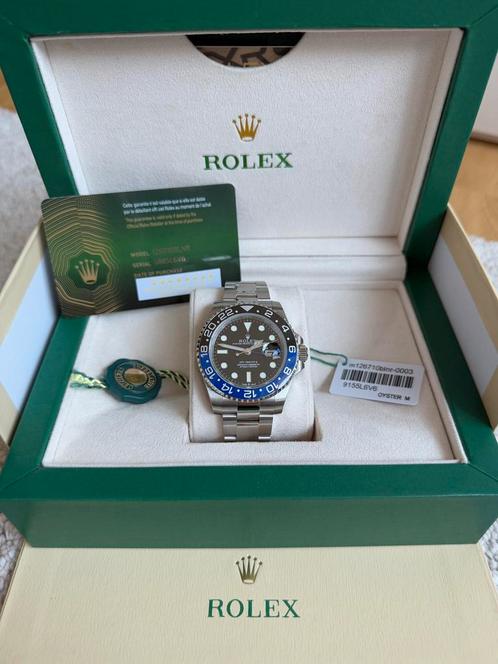 Rolex GMT Master “Batman”, Handtassen en Accessoires, Horloges | Heren, Ophalen of Verzenden