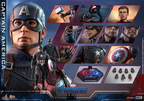 Hot Toys Captain America Avengers Endgame Infinity War Mint*, Verzamelen, Film en Tv, Zo goed als nieuw, Film, Beeldje, Replica of Model
