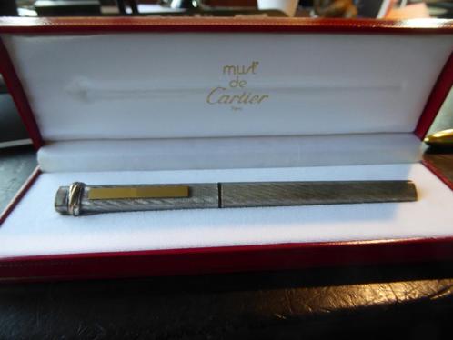 Zeldzame Cartier sterling zilveren vulpen model Trinity, Verzamelen, Pennenverzamelingen, Zo goed als nieuw, Vulpen, Overige merken