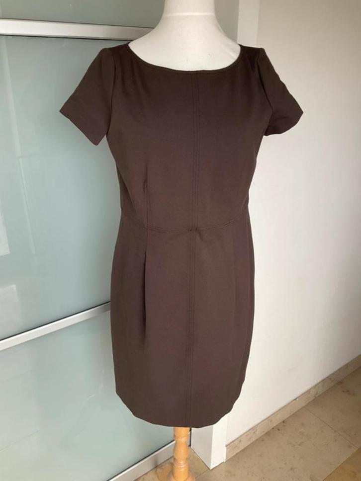 Jurk Maliparmi maat 40 (It 44), Kleding | Dames, Jurken, Zo goed als nieuw, Maat 38/40 (M), Bruin, Knielengte, Ophalen of Verzenden