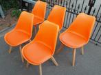 Oranje kuipstoeltjes 5 stuks, Ophalen, Rood, Vijf, Zes of meer stoelen