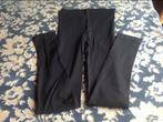 Dames Legging zwart maat medium zijlengte 93 cm gedragen, Noir, Porté, Taille 40/42 (M), Enlèvement ou Envoi