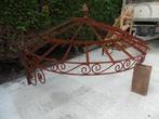 smeedijzeren luifel met volle halve maan, deurdak, Tuin en Terras, Tuinmeubel-accessoires, Ophalen of Verzenden, Nieuw