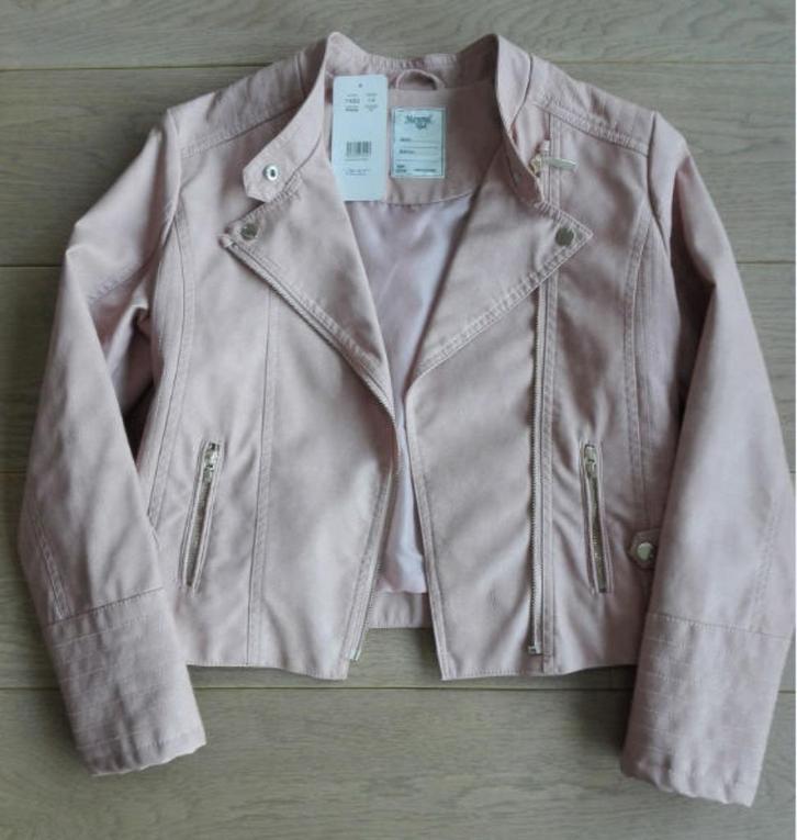 Leren jasje meisje merk Mayoral - maat 158 NIEUWstaat, Kinderen en Baby's, Kinderkleding | Maat 158, Nieuw, Meisje, Jas, Ophalen of Verzenden