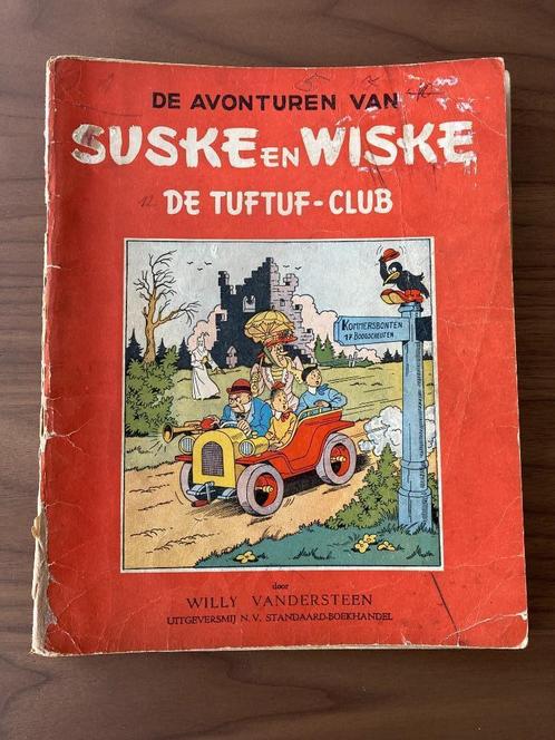 Suske en Wiske - De Tuftuf-club (1e druk 1952), Boeken, Stripverhalen, Gelezen, Eén stripboek, Ophalen of Verzenden