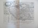 1782 plan routier de Bruxelles gravé J.F. de la Rue, Verzenden, Voor 1800, België, J.F. de la Rue