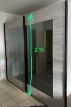 kleerkast in grijs, Huis en Inrichting, Kasten | Kleerkasten, Ophalen, Gebruikt, 200 cm of meer, Eikenhout