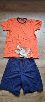 zomer pyjama met neushoorn op van Woody maat 152 - 158, Kinderen en Baby's, Kinderkleding | Maat 152, Nacht- of Onderkleding, Gebruikt