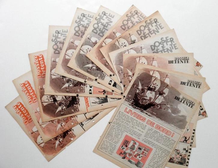 Lot suppléments Spirou 12 Dossier détente - Gil Jourdan etc…, Boeken, Stripverhalen, Gelezen, Meerdere stripboeken, Ophalen