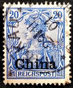 DR: Auslandspostamt CHINA 1901/04, Ophalen of Verzenden, Overige periodes, Gestempeld