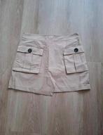 Rok Bershka maat L, Kleding | Dames, Rokken, Beige, Maat 42/44 (L), Zo goed als nieuw, Boven de knie