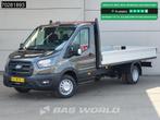 Ford Transit 170pk Open Laadbak Dubbellucht 3,5t Trekhaak Ai, Stof, Euro 6, 4 cilinders, Zwart