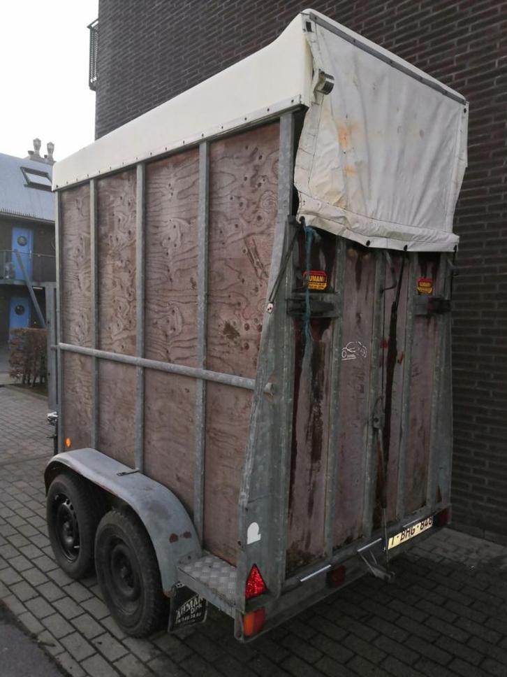 aanhangwagen paardenwagen, Autos : Divers, Remorques, Utilisé, Enlèvement