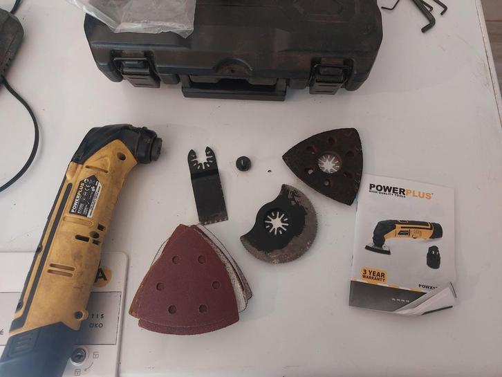 Powerplus Multitool 12V, Bricolage & Construction, Outillage | Autres Machines, Utilisé, Enlèvement