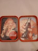 Coca Cola lot van 2 dienbladen, Verzamelen, Retro, Ophalen