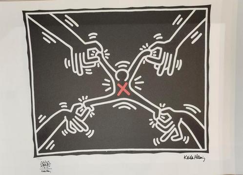 Keith Haring - Monsieur Crabe (Litho), Antiek en Kunst, Kunst | Etsen en Gravures, Ophalen of Verzenden