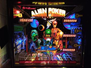 Flipper Alien Poker - Williams  beschikbaar voor biedingen