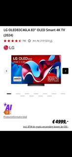 LG OLED C4 83" te koop, Nieuw, Ophalen of Verzenden, 100 cm of meer, 4k (UHD)