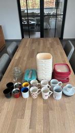 GRATIS servies, glazen en plastic Ikea potjes, Verzamelen, Glas en Drinkglazen, Ophalen, Zo goed als nieuw