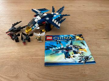Lego Chima: 70003 Eris’ Eagle Interceptor, Enlèvement ou Envoi, Comme neuf, Ensemble complet, Lego