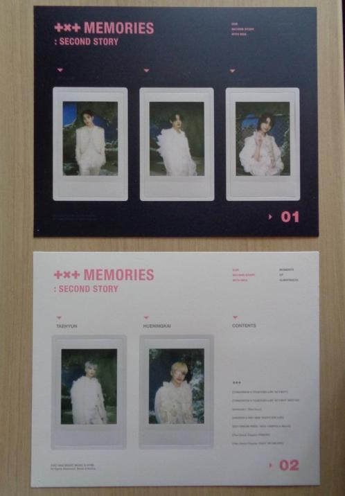 Tomorrow X Together TXT Second Story memories instant photos, Verzamelen, Muziek, Artiesten en Beroemdheden, Zo goed als nieuw