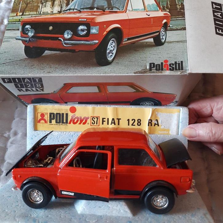 POLISTIL 1/24 : FIAT 128 RALLY * MIB *, Hobby en Vrije tijd, Modelauto's | 1:24, Nieuw, Auto, Overige merken, Ophalen