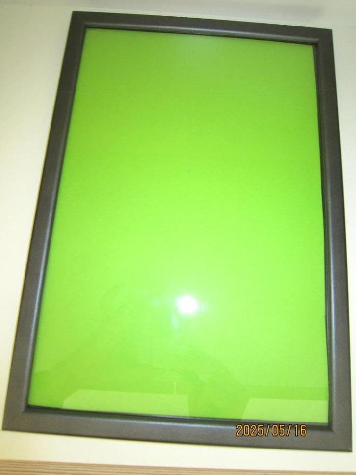 Grijze fotolijst om te poseren, Huis en Inrichting, Woonaccessoires | Lijsten, Gebruikt, Minder dan 50 cm, Minder dan 50 cm, Verzenden