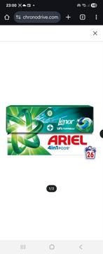 ARIEL 26 pods Lenor ou Ultra Détachant, Enlèvement