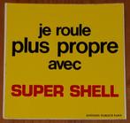 Vintage sticker Shell oil petroleum retro autocollant, Verzamelen, Stickers, Auto of Motor, Ophalen of Verzenden, Zo goed als nieuw