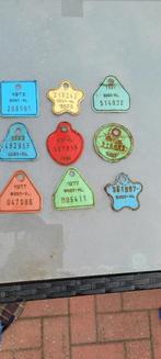 lot oude fiets nr platen (8iv273), Antiek en Kunst, Ophalen of Verzenden