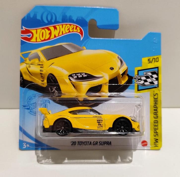 Hot Wheels ˋ20 Toyota GR Supra GReddy Geel (2021), Hobby en Vrije tijd, Modelauto's | Overige schalen, Ophalen of Verzenden
