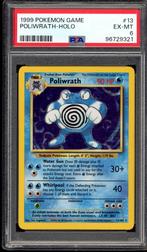 Poliwrath Holo PSA 6 - 13/102 - Base Set 1999, Hobby en Vrije tijd, Verzamelkaartspellen | Pokémon, Verzenden, Zo goed als nieuw