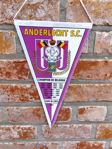 RSC Anderlecht 2000s vintage vaandel wimpel voetbal, Enlèvement ou Envoi, Comme neuf