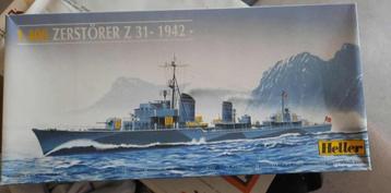 zerstorer z31 1942 heller 1/400 beschikbaar voor biedingen