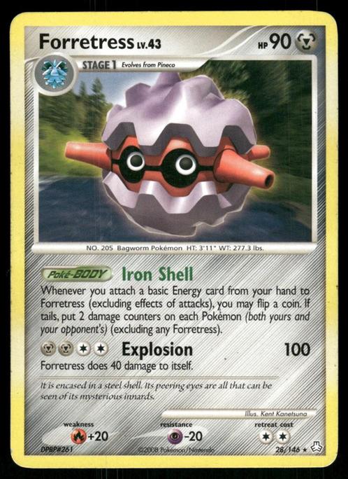 Forretress 28/146 - Legends Awakened, Hobby en Vrije tijd, Verzamelkaartspellen | Pokémon, Gebruikt, Verzenden